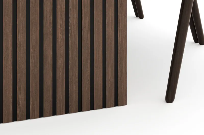 Richeto Spisegruppe Røkt Eik 240 cm med 6 Cytie Spisestoler med armlener - Røyket Eik - Møbler - Bord - Spisegrupper