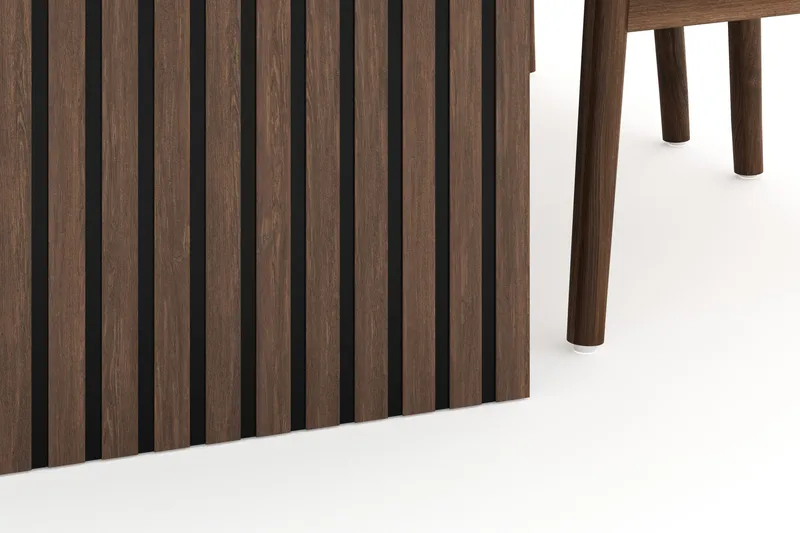 Richeto Spisegruppe Røkt Eik 240 cm med 6 Dastoori Spisestoler - Røyket Eik - Møbler - Bord - Spisegrupper