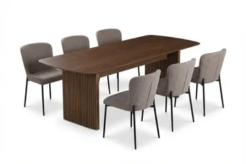 240 cm - Røkt eik