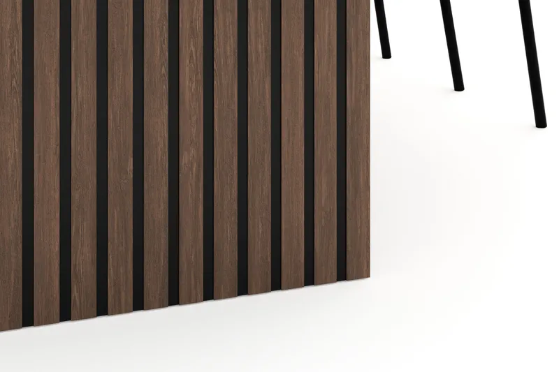 Richeto Spisegruppe Røkt Eik 240 cm med 6 Gemmiano Spisestoler - Røyket Eik - Møbler - Bord - Spisegrupper