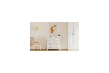 Rihana Sminkebord 90 cm - Matt Hvit - Oppbevaring - Oppbevaringsmøbler - Kommode - Entrekommode