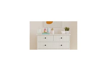 Rihana Sminkebord 90 cm - Matt Hvit - Oppbevaring - Oppbevaringsmøbler - Kommode - Entrekommode