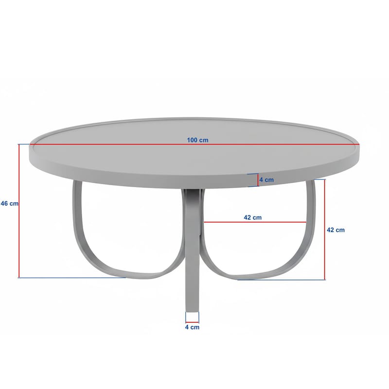 Rirena Sofabord 110 cm - Valnøtt - Møbler - Bord - Sofabord