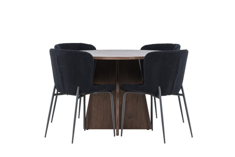 Round Dining Set Venture Home - Møbler - Bord - Spisegrupper