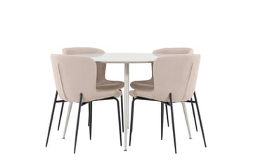 Round Dining Set Venture Home - Møbler - Bord - Spisegrupper