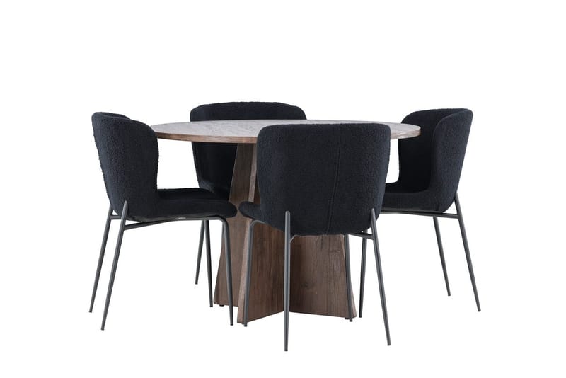 Round Dining Set Venture Home - Møbler - Bord - Spisegrupper