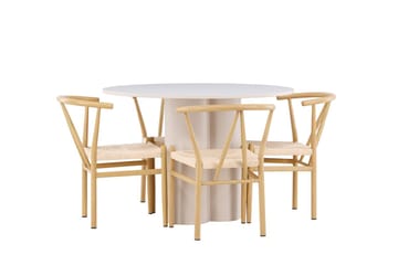 Round Dining Set Venture Home - Møbler - Bord - Spisegrupper