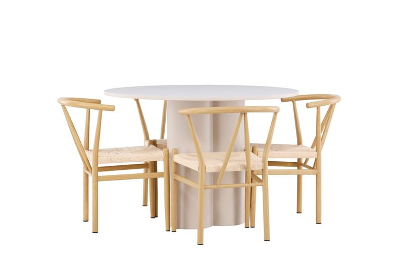 Round Dining Set Venture Home - Møbler - Bord - Spisegrupper