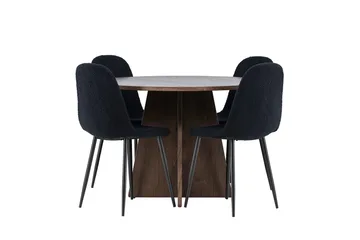 Round Dining Set Venture Home - Møbler - Bord - Spisegrupper