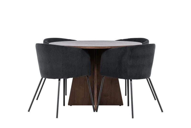 Round Dining Set Venture Home - Møbler - Bord - Spisegrupper