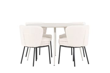 Round Dining Set Venture Home - Møbler - Bord - Spisegrupper