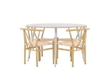 Round Dining Set Venture Home - Møbler - Bord - Spisegrupper