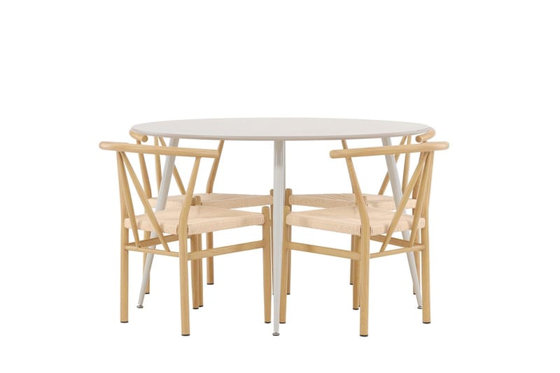 Round Dining Set Venture Home - Møbler - Bord - Spisegrupper