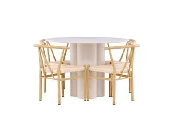 Round Dining Set Venture Home - Møbler - Bord - Spisegrupper