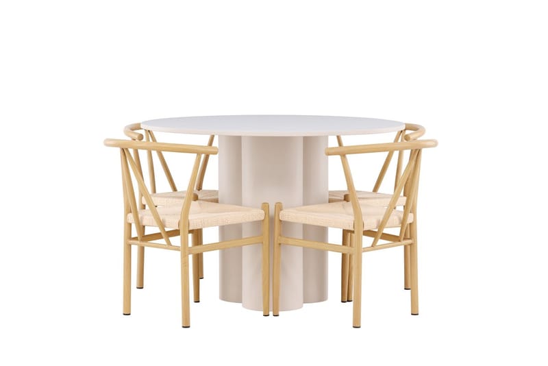 Round Dining Set Venture Home - Møbler - Bord - Spisegrupper