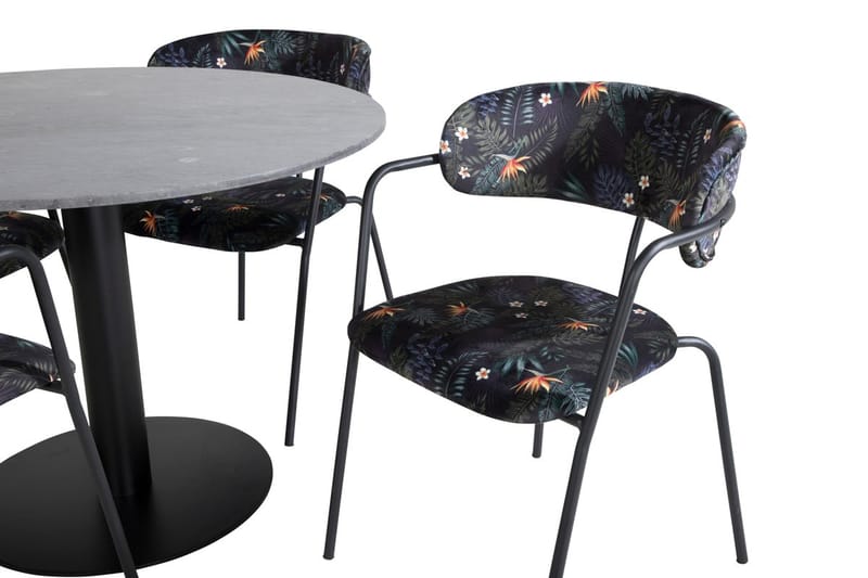 Round Dining Set Venture Home - Møbler - Bord - Spisegrupper