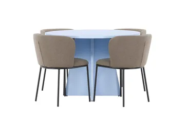 Round Dining Set Venture Home - Møbler - Bord - Spisegrupper