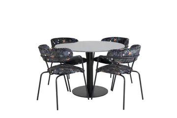Round Dining Set Venture Home - Møbler - Bord - Spisegrupper