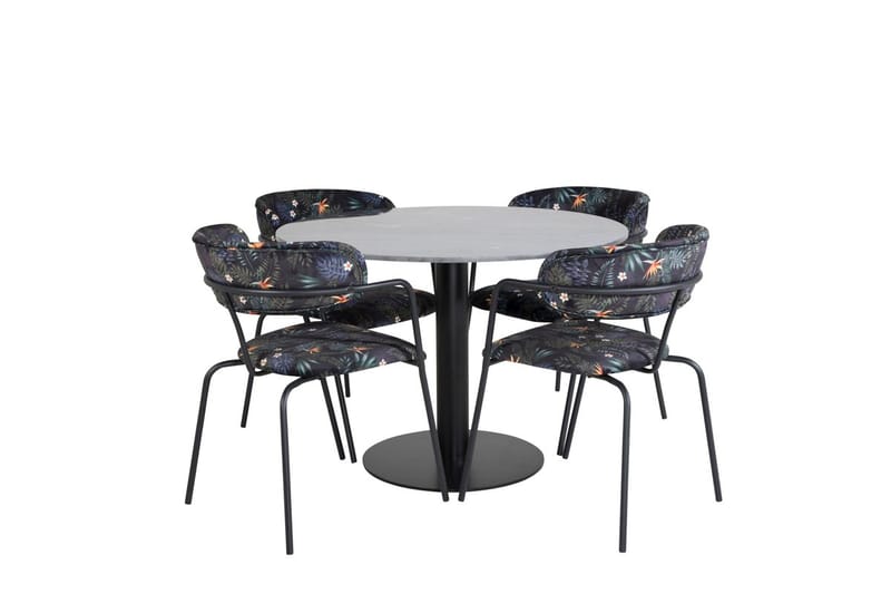 Round Dining Set Venture Home - Møbler - Bord - Spisegrupper