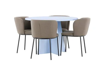 Round Dining Set Venture Home - Møbler - Bord - Spisegrupper