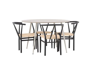 Round Dining Set Venture Home - Møbler - Bord - Spisegrupper