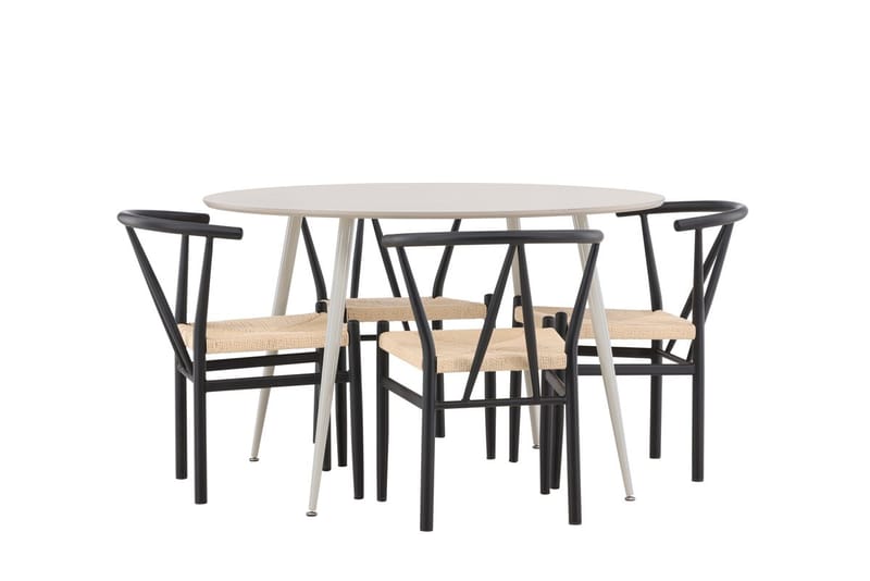 Round Dining Set Venture Home - Møbler - Bord - Spisegrupper