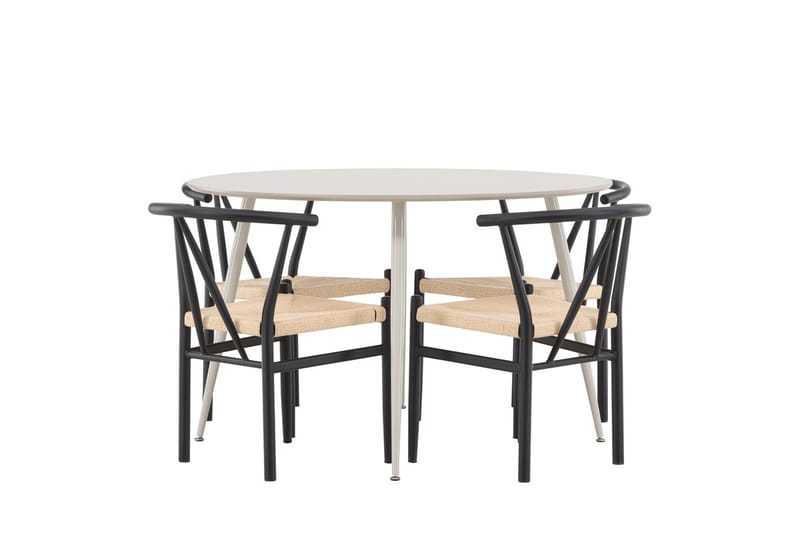 Round Dining Set Venture Home - Møbler - Bord - Spisegrupper