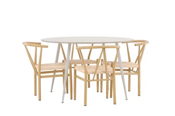 Round Dining Set Venture Home - Møbler - Bord - Spisegrupper
