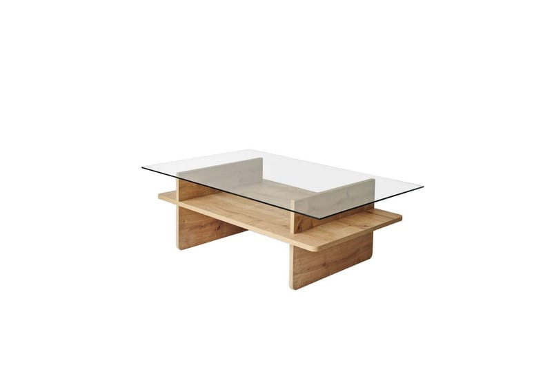 Rubby Sofabord 105 cm - Hvit/Mørkegrønn - Møbler - Bord - Sofabord
