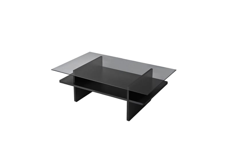 Rubby Sofabord 105 cm - Kullgrå/Svart - Møbler - Bord - Sofabord