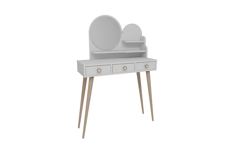 Ruges Sminkebord 74 cm - Hvit - Møbler - Bord - Sminkebord & toalettbord