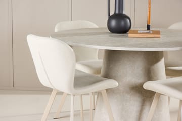 Rund matgrupp Venture Home Beige Beige 4st - Møbler - Bord - Spisegrupper
