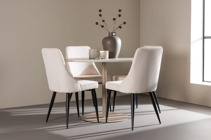 Rund matgrupp Venture Home Beige Beige 4st