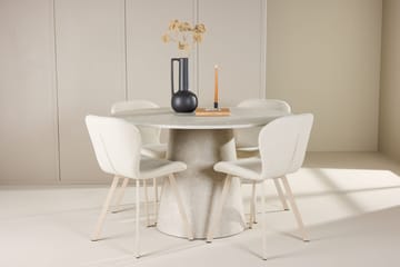 Rund matgrupp Venture Home Beige Beige 4st - Møbler - Bord - Spisegrupper