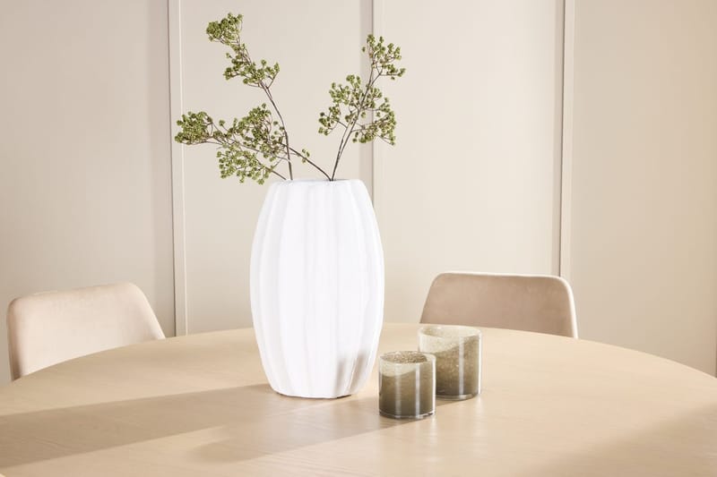 Rund matgrupp Venture Home Beige Beige 6st - Møbler - Bord - Spisegrupper