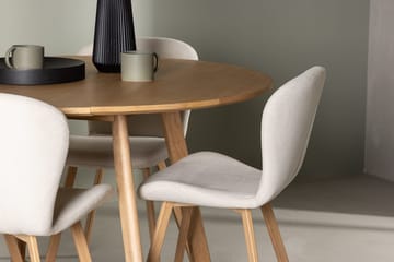 Rund matgrupp Venture Home Beige Brun 4st - Møbler - Bord - Spisegrupper