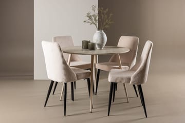 Hvitpigmentert - Beige, vitkalkad/vitpigmenterad