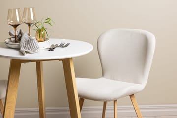 Rund matgrupp Venture Home Beige Vit 2st - Møbler - Bord - Spisegrupper