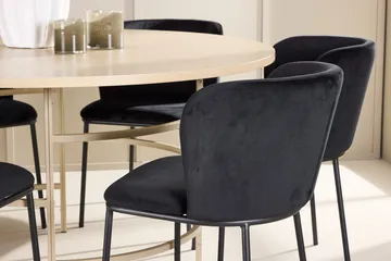 Rund matgrupp Venture Home Beige - Møbler - Bord - Spisegrupper