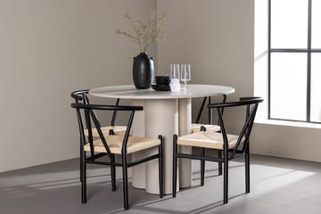 Rund matgrupp Venture Home Beige - Møbler - Bord - Spisegrupper