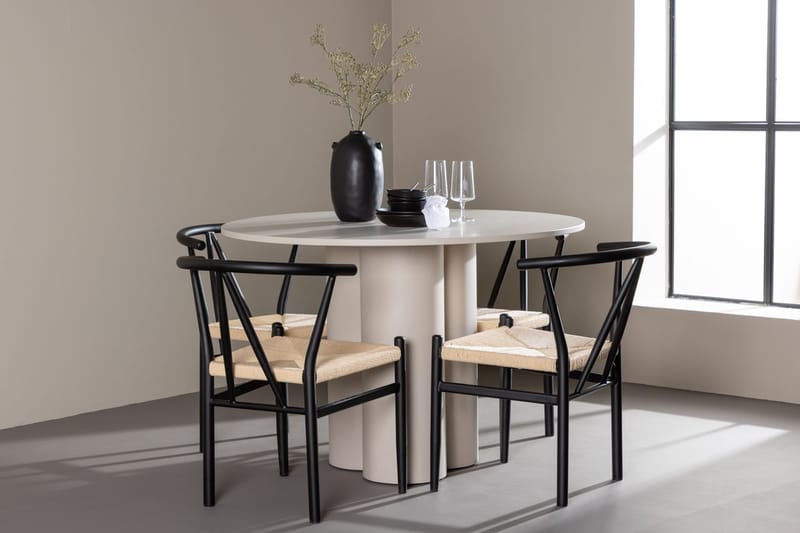 Rund matgrupp Venture Home Beige