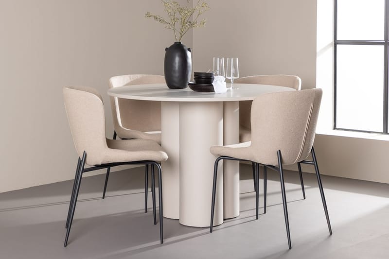Rund matgrupp Venture Home Beige