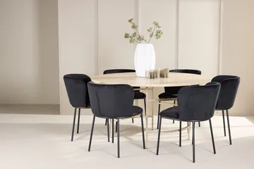 Beige - Svart/Vit