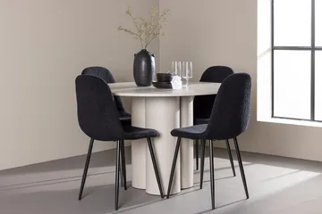 Rund matgrupp Venture Home Beige - Møbler - Bord - Spisegrupper