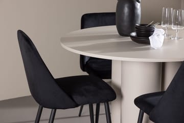 Rund matgrupp Venture Home Beige - Møbler - Bord - Spisegrupper