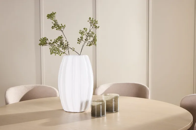 Rund matgrupp Venture Home Beige - Møbler - Bord - Spisegrupper