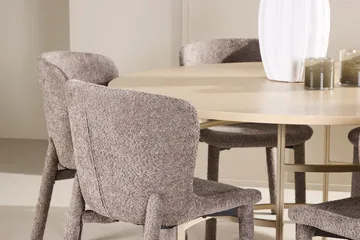 Rund matgrupp Venture Home Beige - Møbler - Bord - Spisegrupper