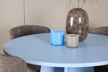 Rund matgrupp Venture Home Brun Blå 4st - Møbler - Bord - Spisegrupper