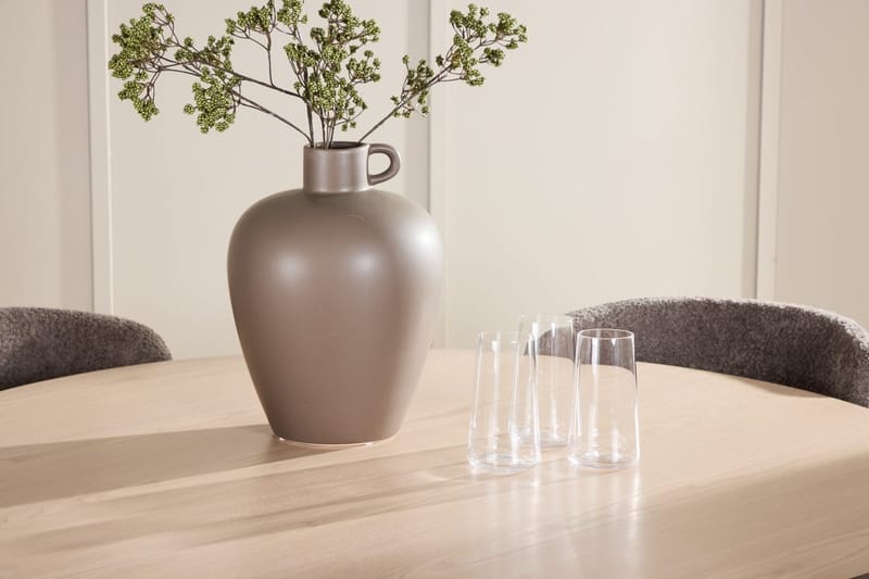Rund matgrupp Venture Home Brun Vitputsad 4st - Møbler - Bord - Spisegrupper
