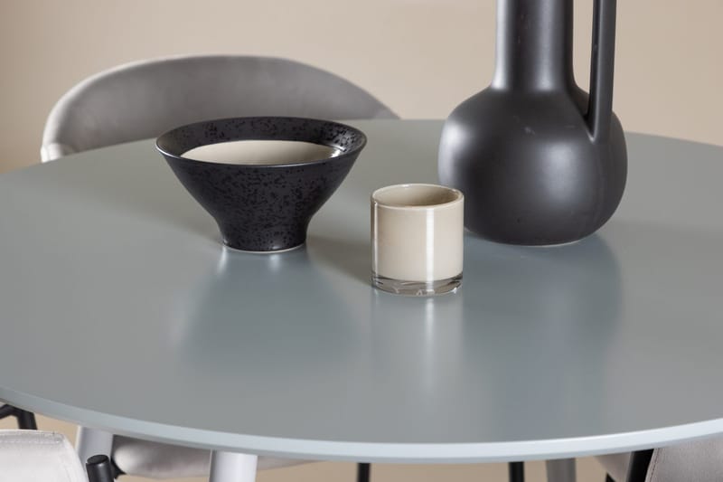 Rund matgrupp Venture Home Grå Grå 4st - Møbler - Bord - Spisegrupper